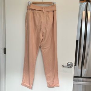 Maje pink high waisted pants